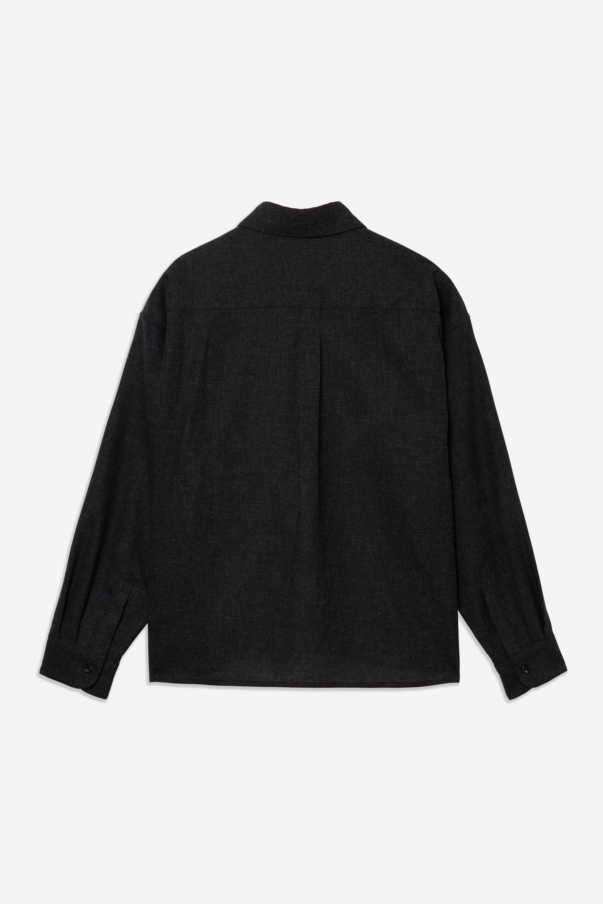 Crop Vincent Shirt - Coal