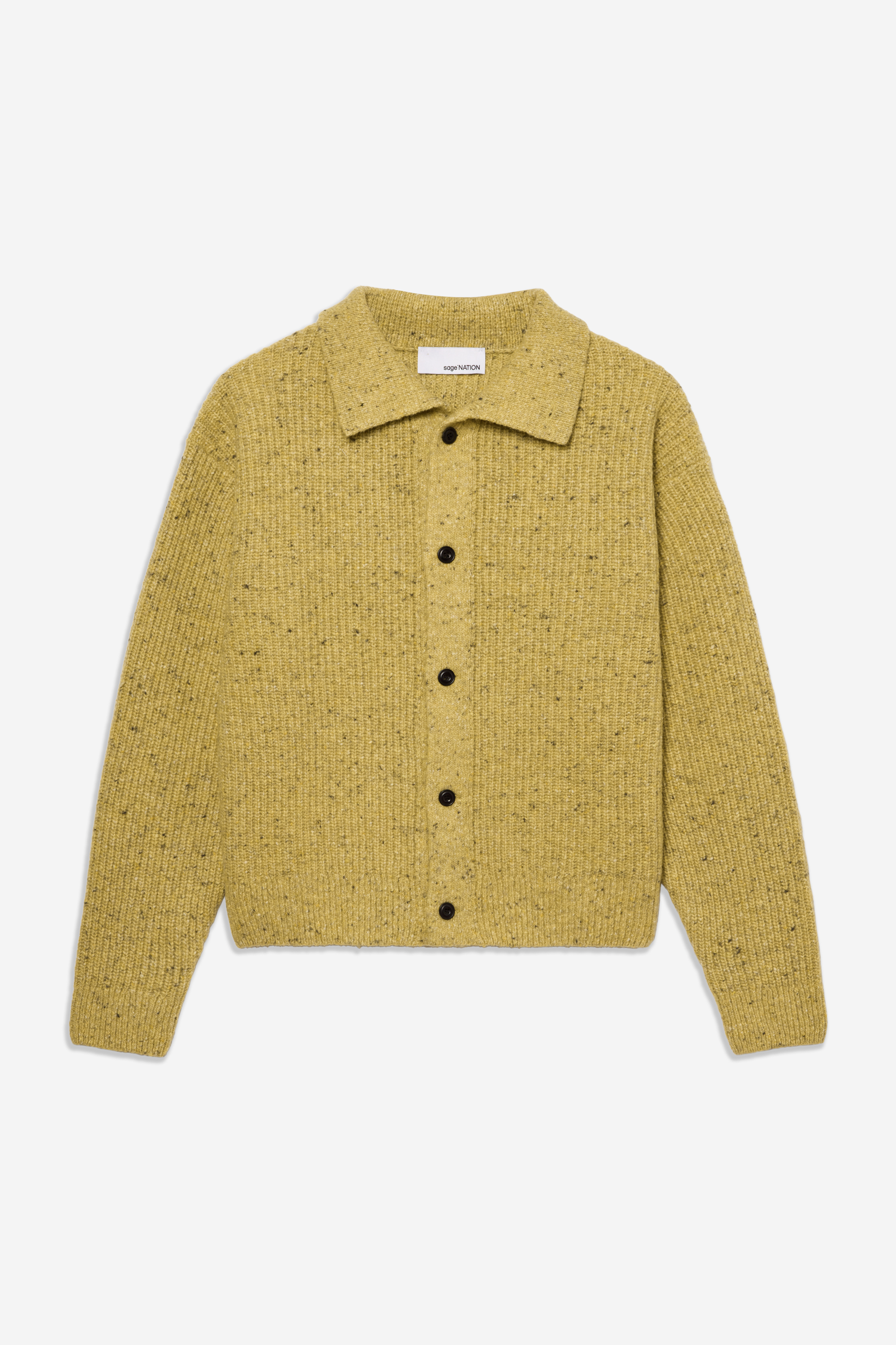 Wiral Cardigan - Speckled Mustard