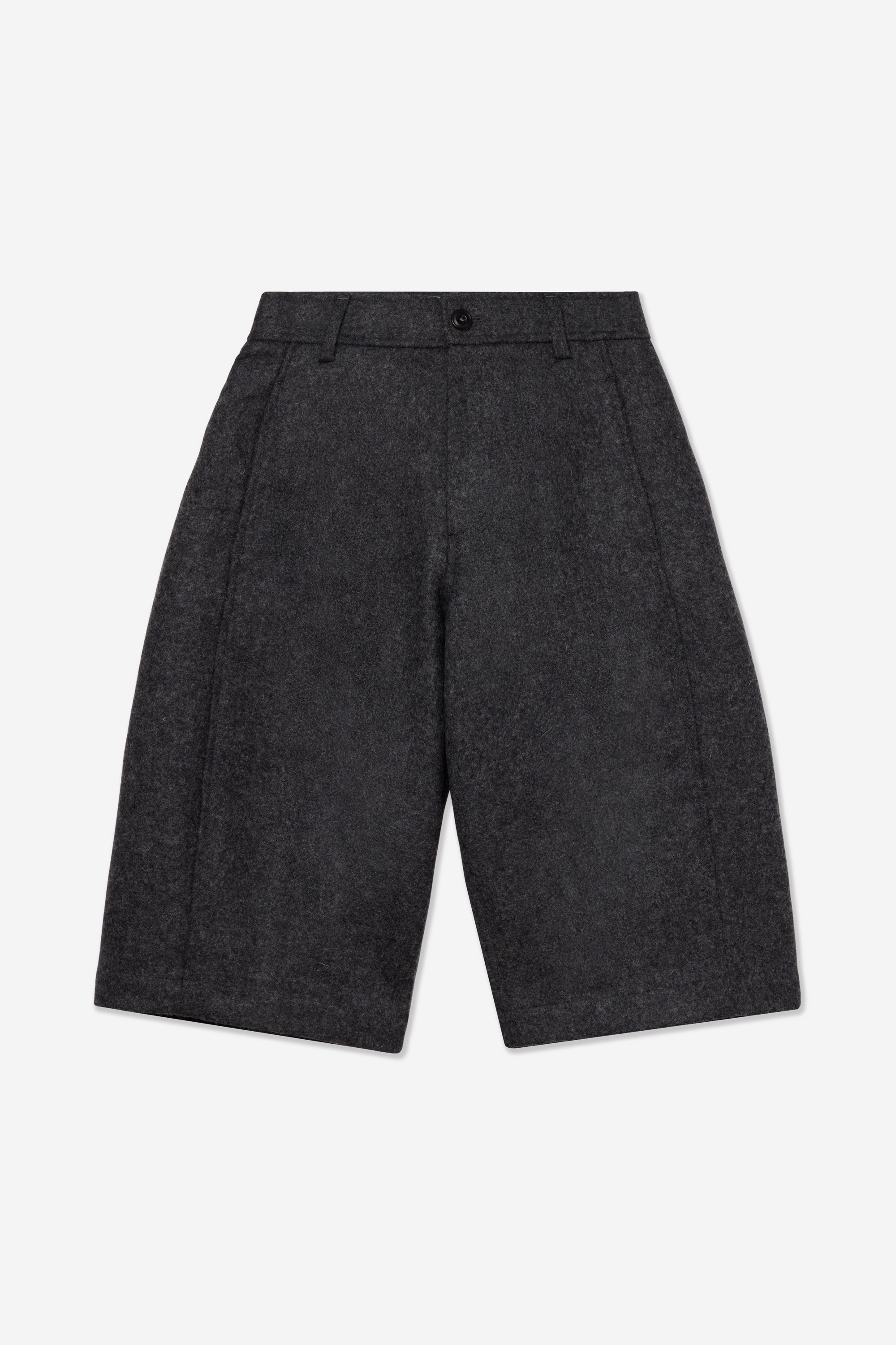 Mainichi Wool Shorts - Dark Grey