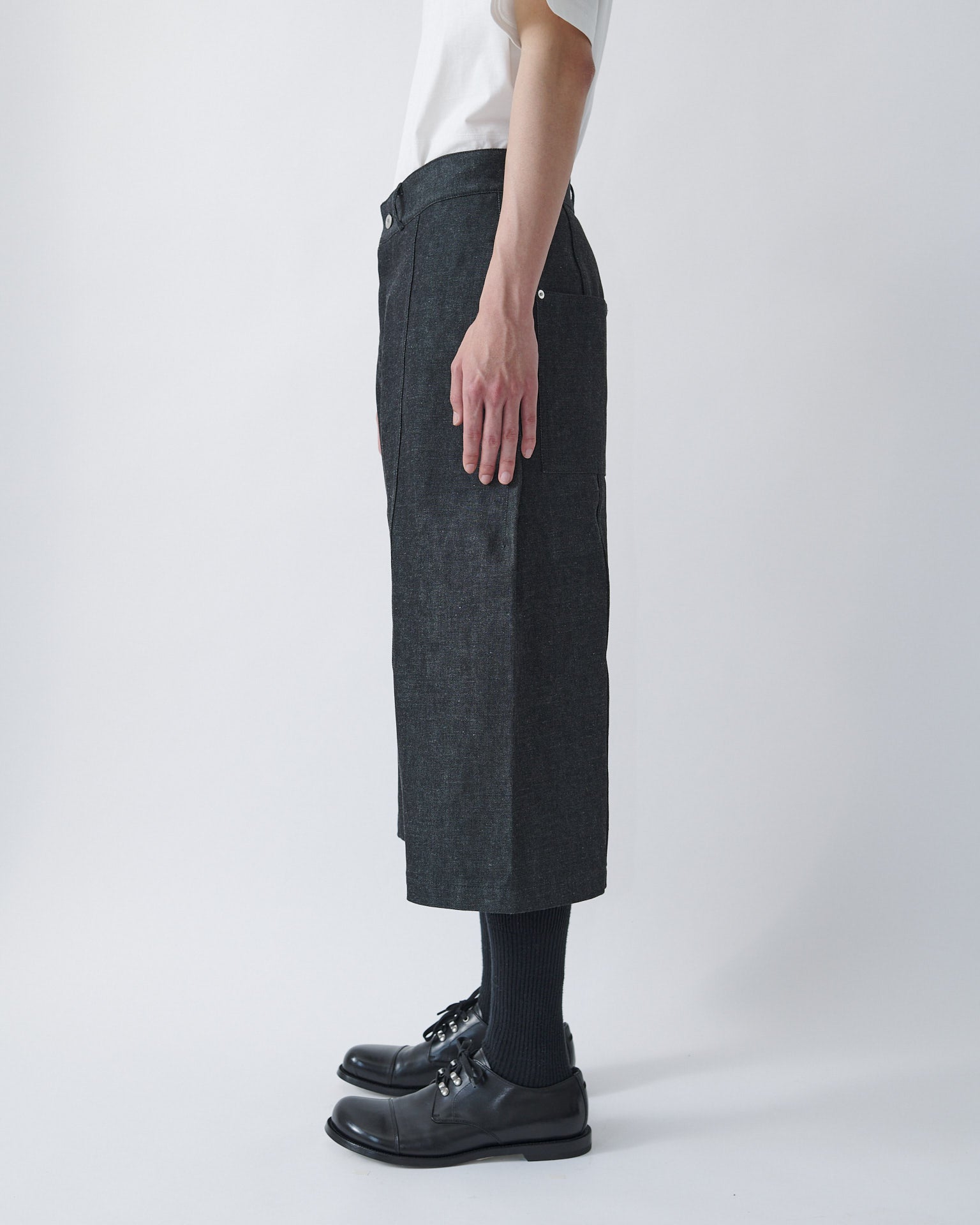 Welt Short Denim - Raw Black