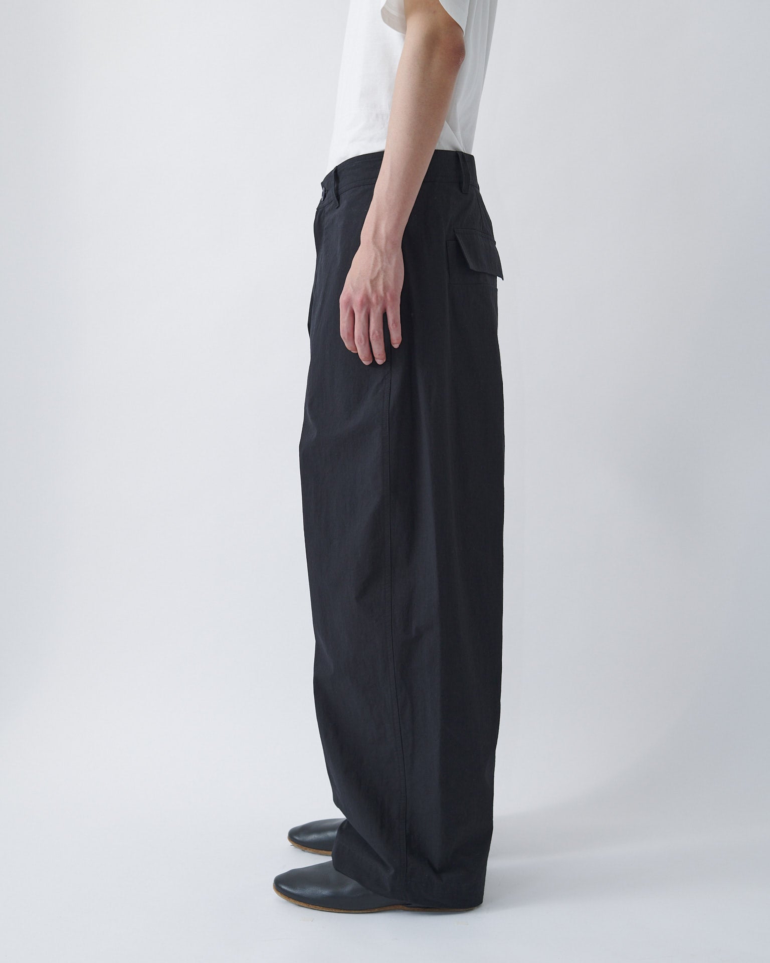 Mainichi Trouser - Powder Black
