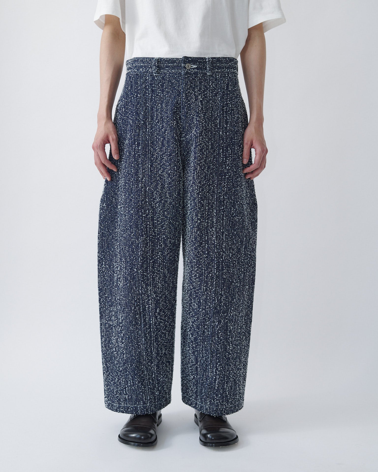 Welt Trouser Denim - Indigo Snow Nep