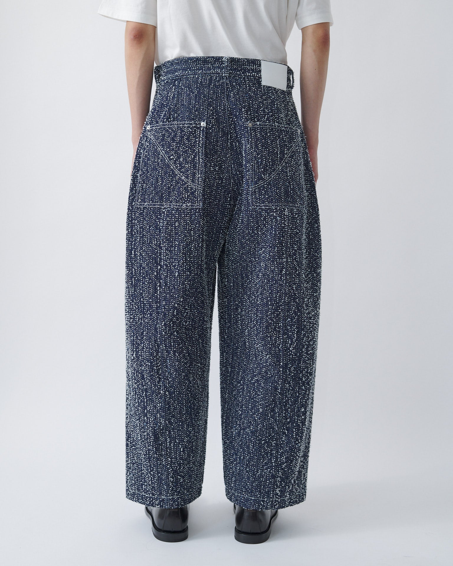 Welt Trouser Denim - Indigo Snow Nep