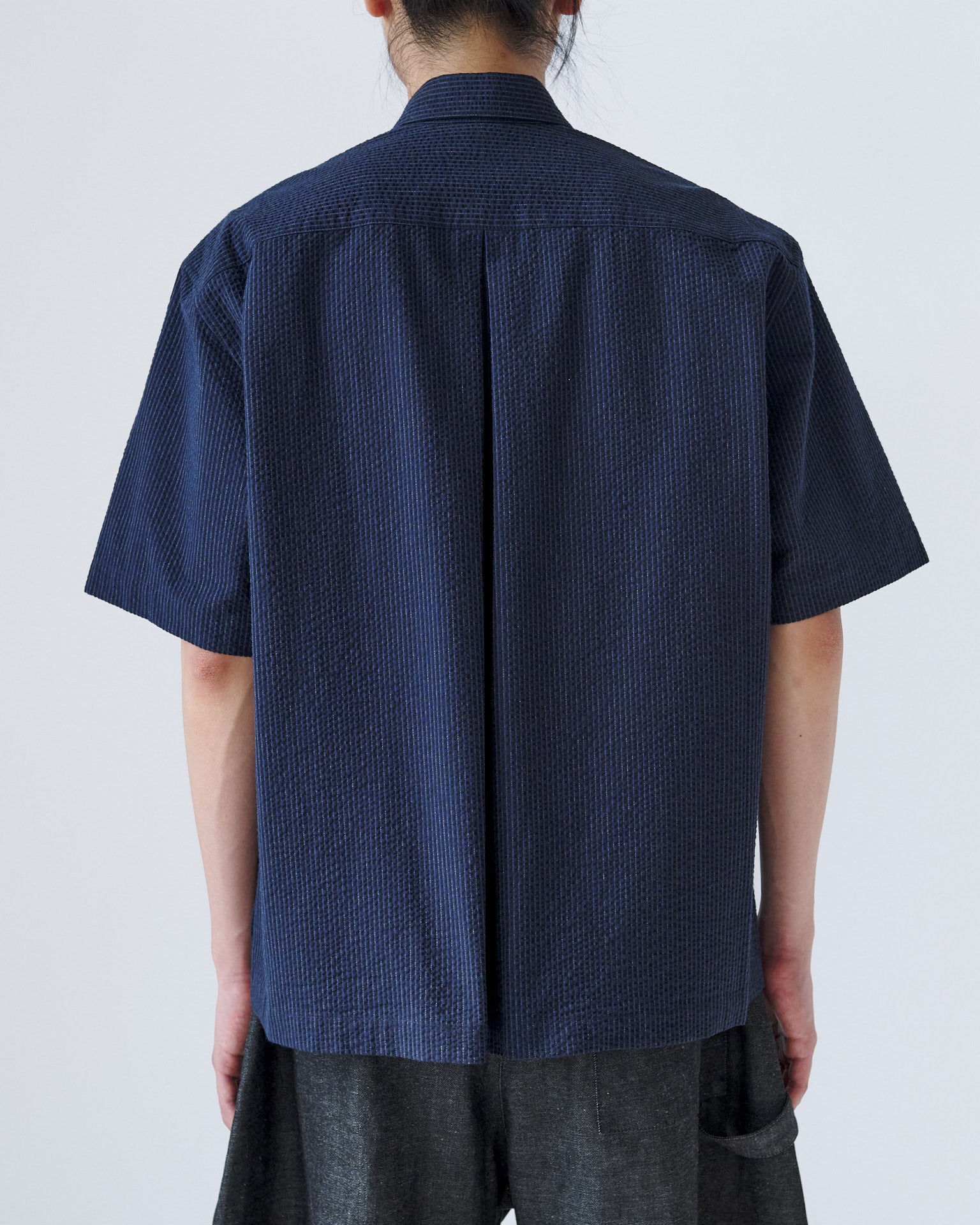 Takeshi Shirt - Indigo Stripe