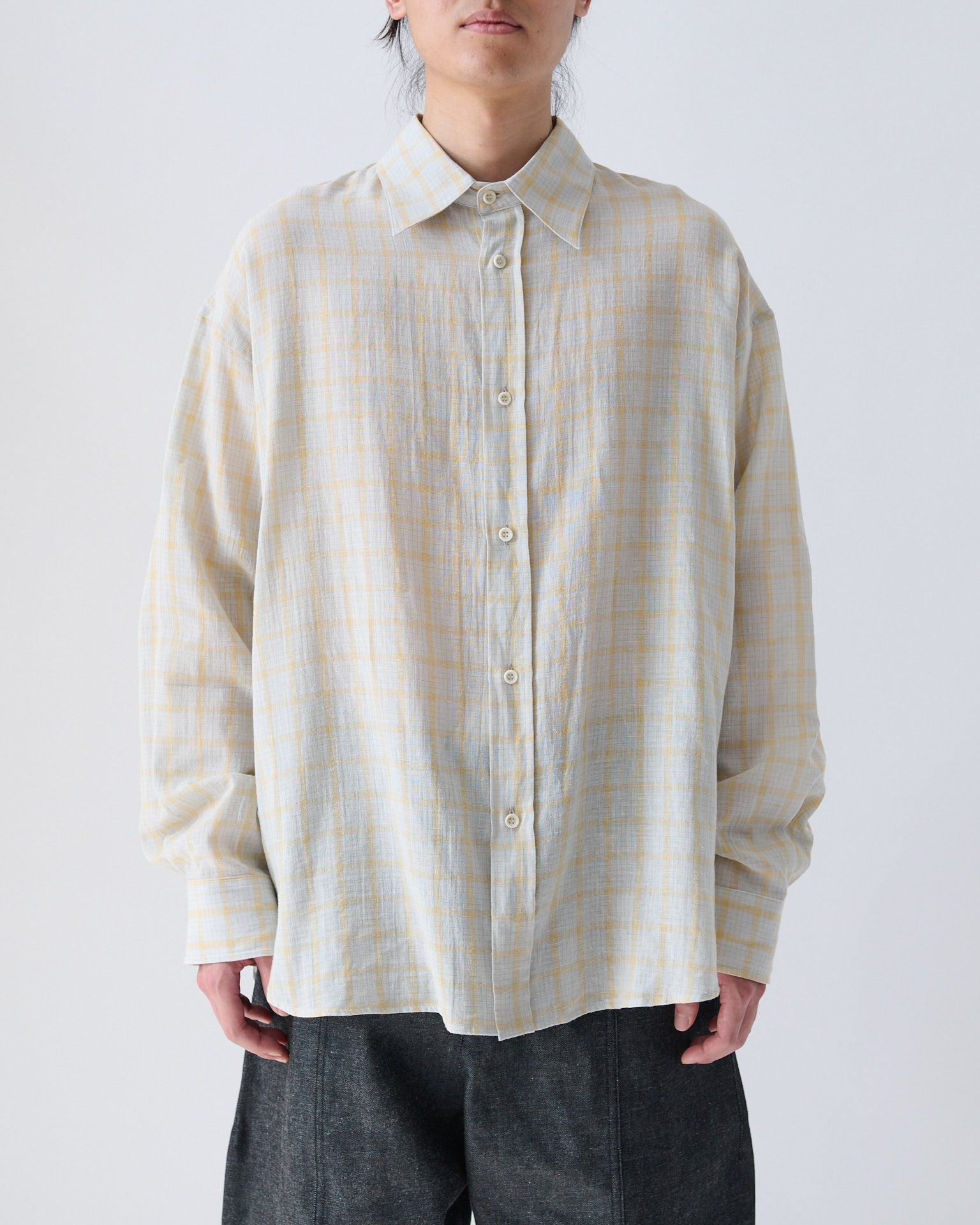 Chisholm Shirt - Powder Blue Check