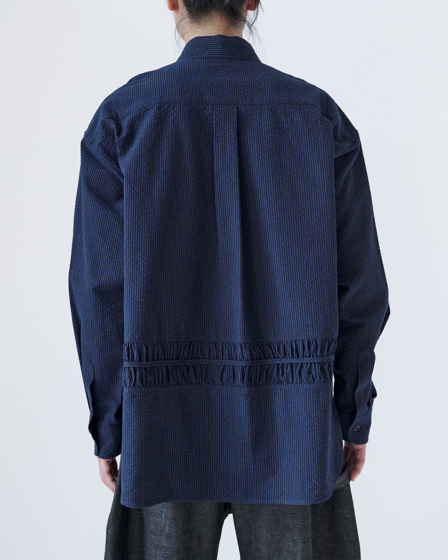 Fossil LS Shirt - Indigo Stripe