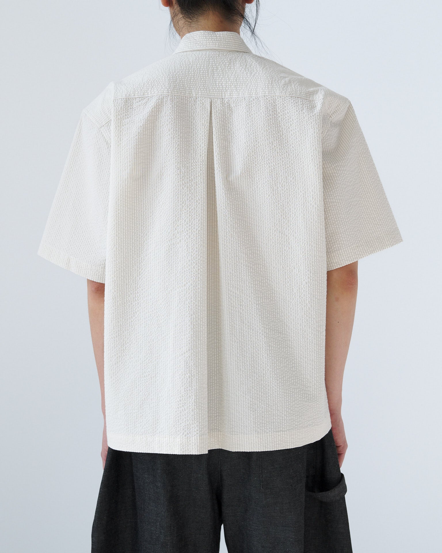 Takeshi Shirt - Ivory Stripe