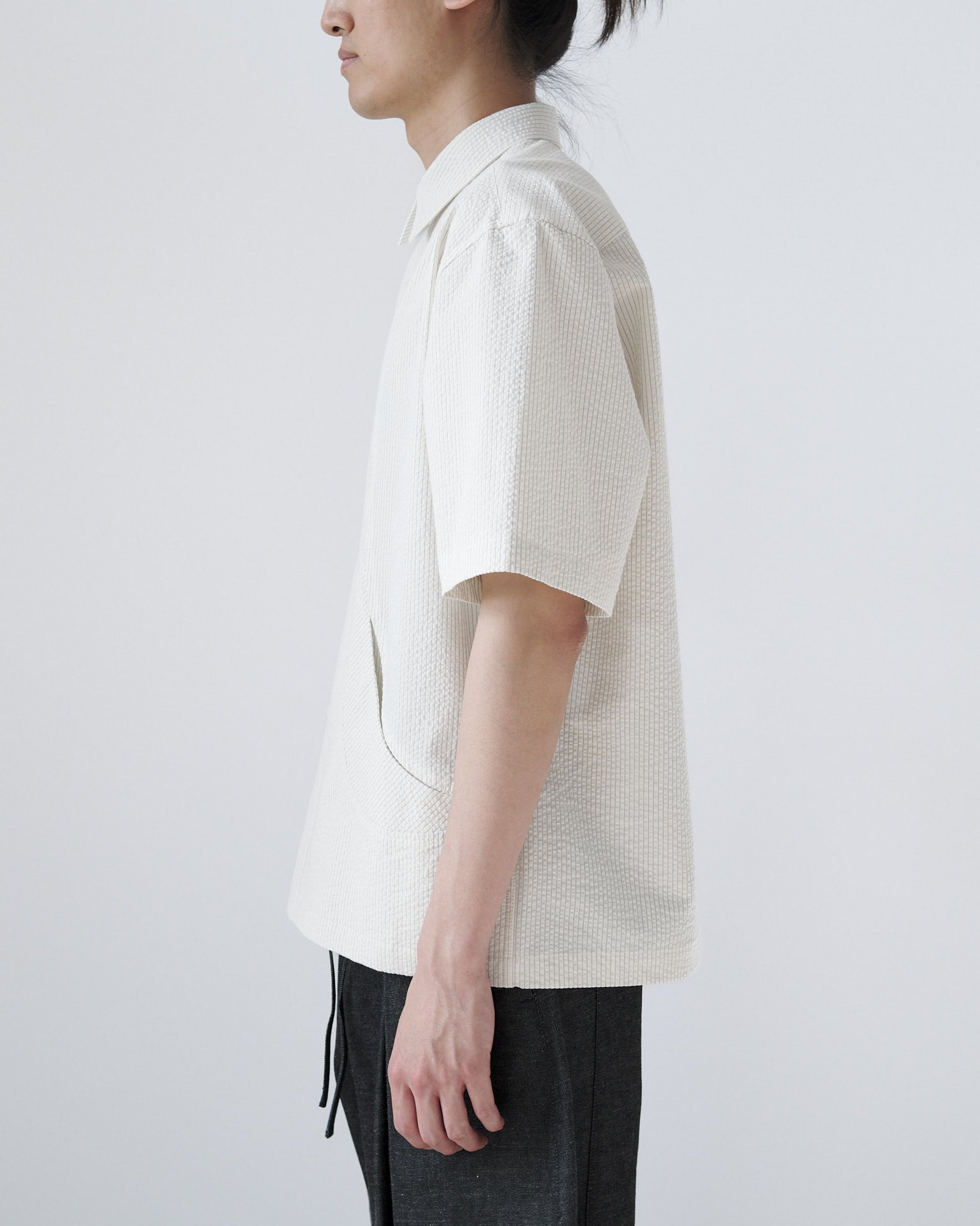 Takeshi Shirt - Ivory Stripe