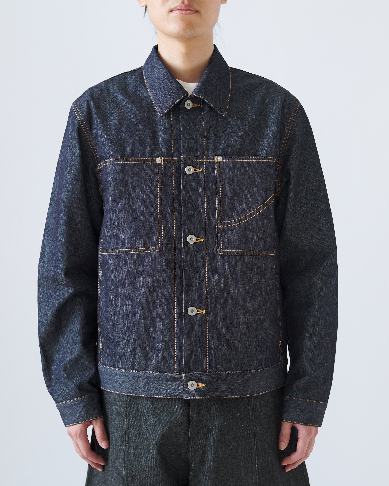 sage'NATION デニムジャケット sage NATION / DENIM JIJI JACKET《ESTNATION EXCLUSIVE