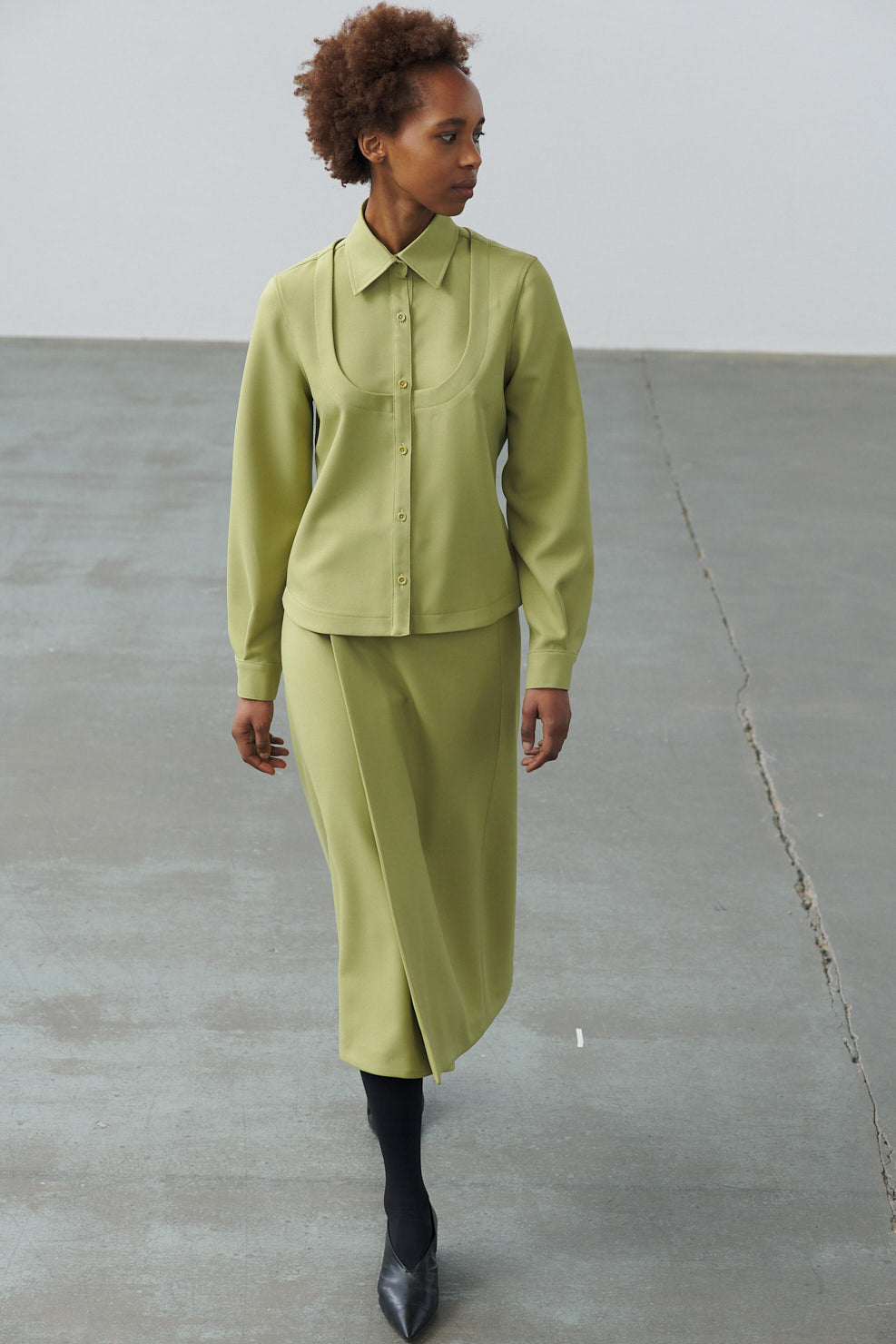 Sakura Shirt - Pistacchio