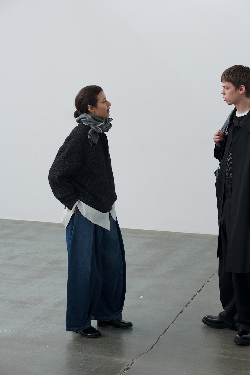 sagenation BOX PLEAT TROUSER デニム BOX PLEAT TROUSER DENIM INDIGO WASH｜SAGE NATION｜BOTTOMS