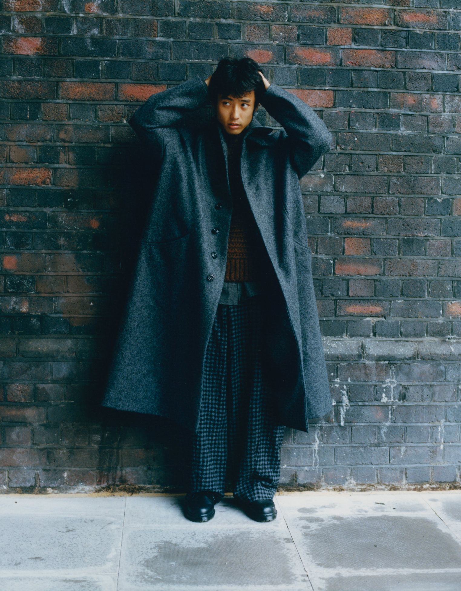 Takeshi Coat - Charcoal