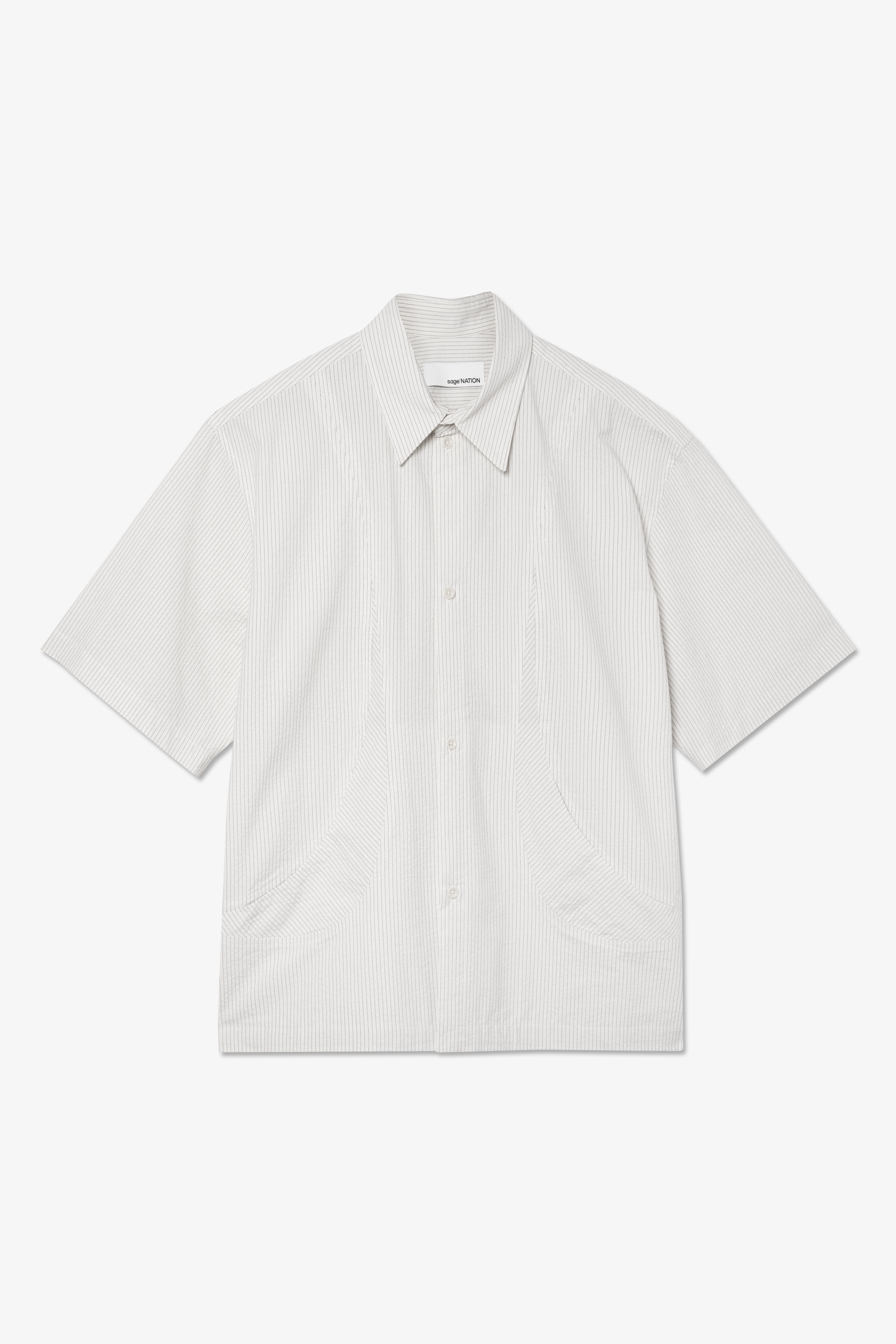 Takeshi Shirt - Ivory Stripe