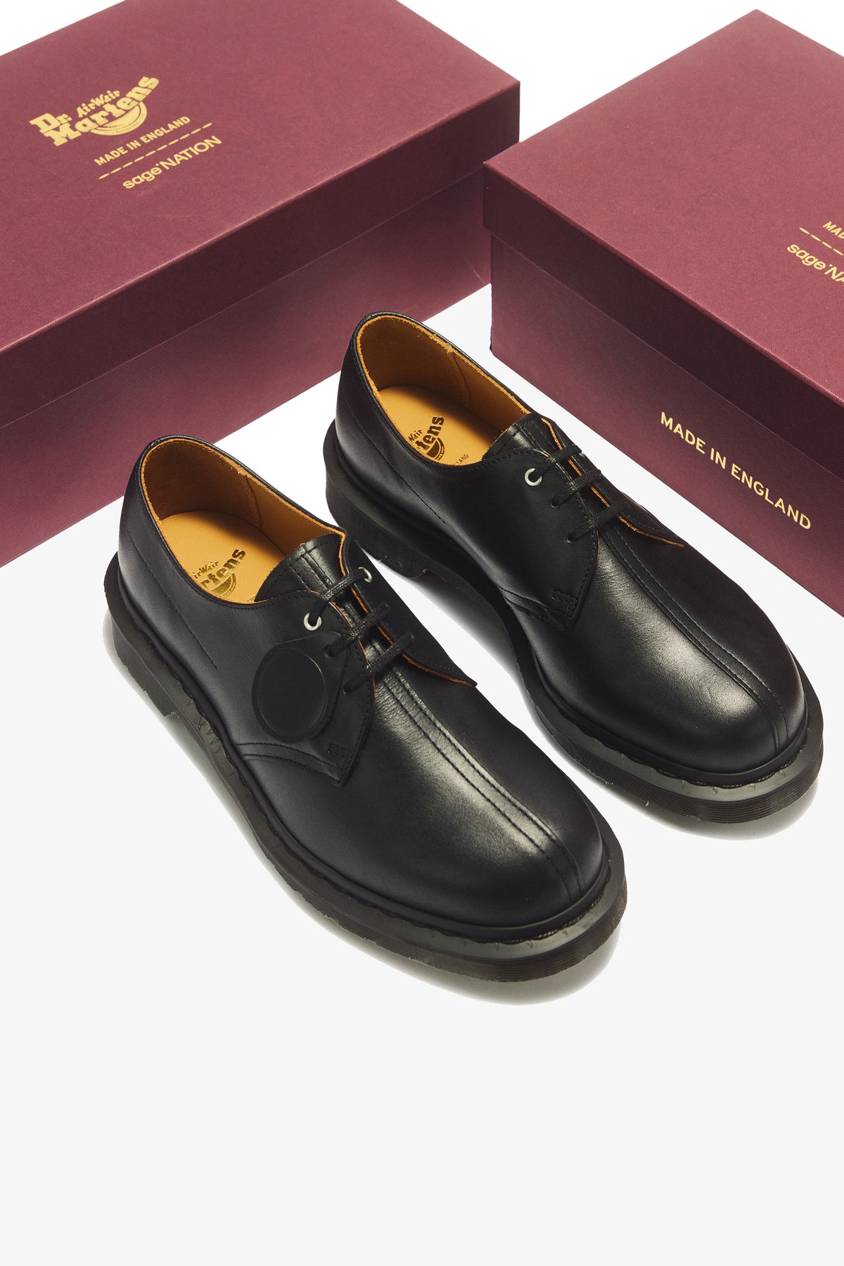 Sage Nation + Dr martens 1461 Black