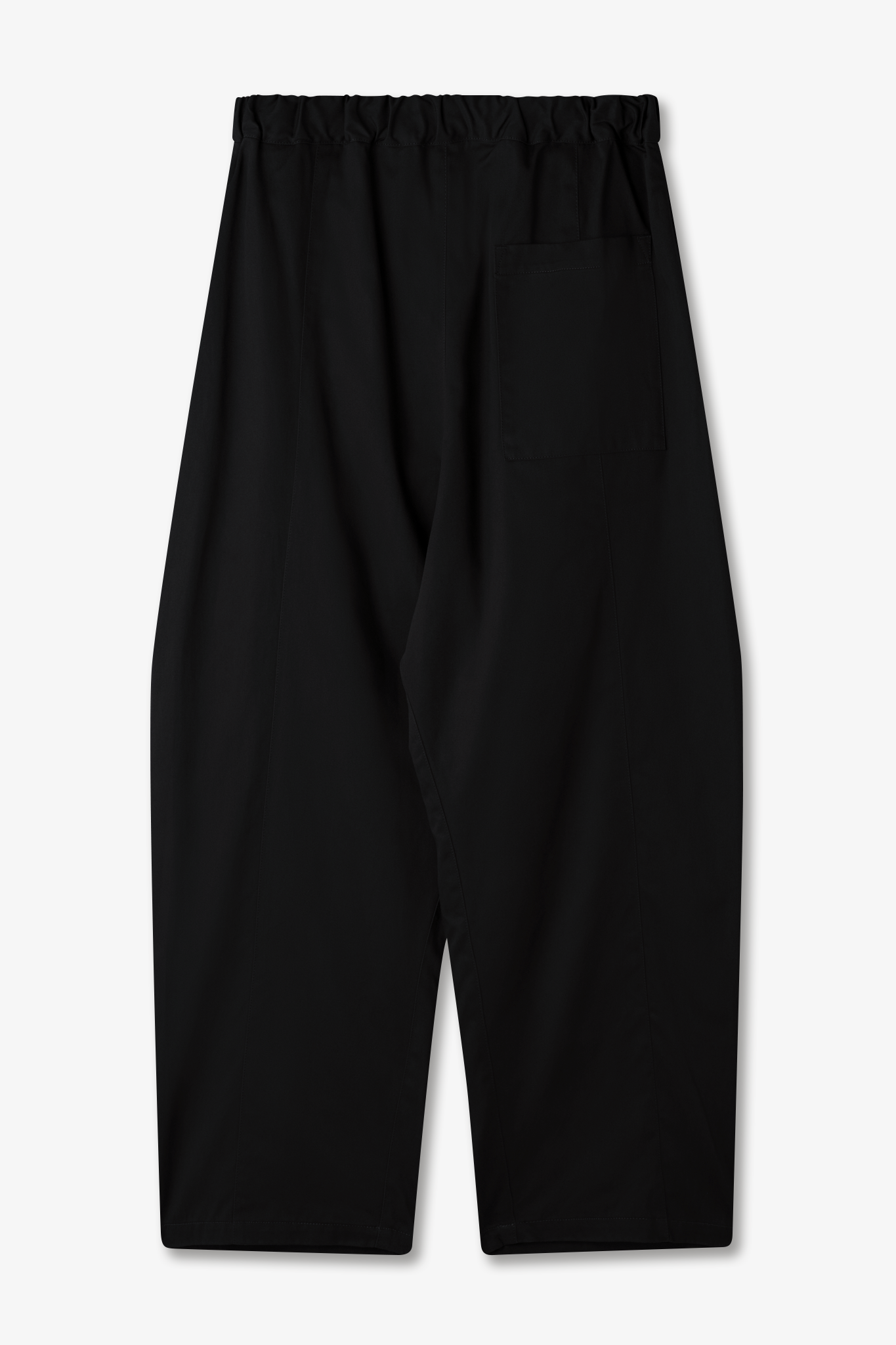 Box Pleat Trouser - Black