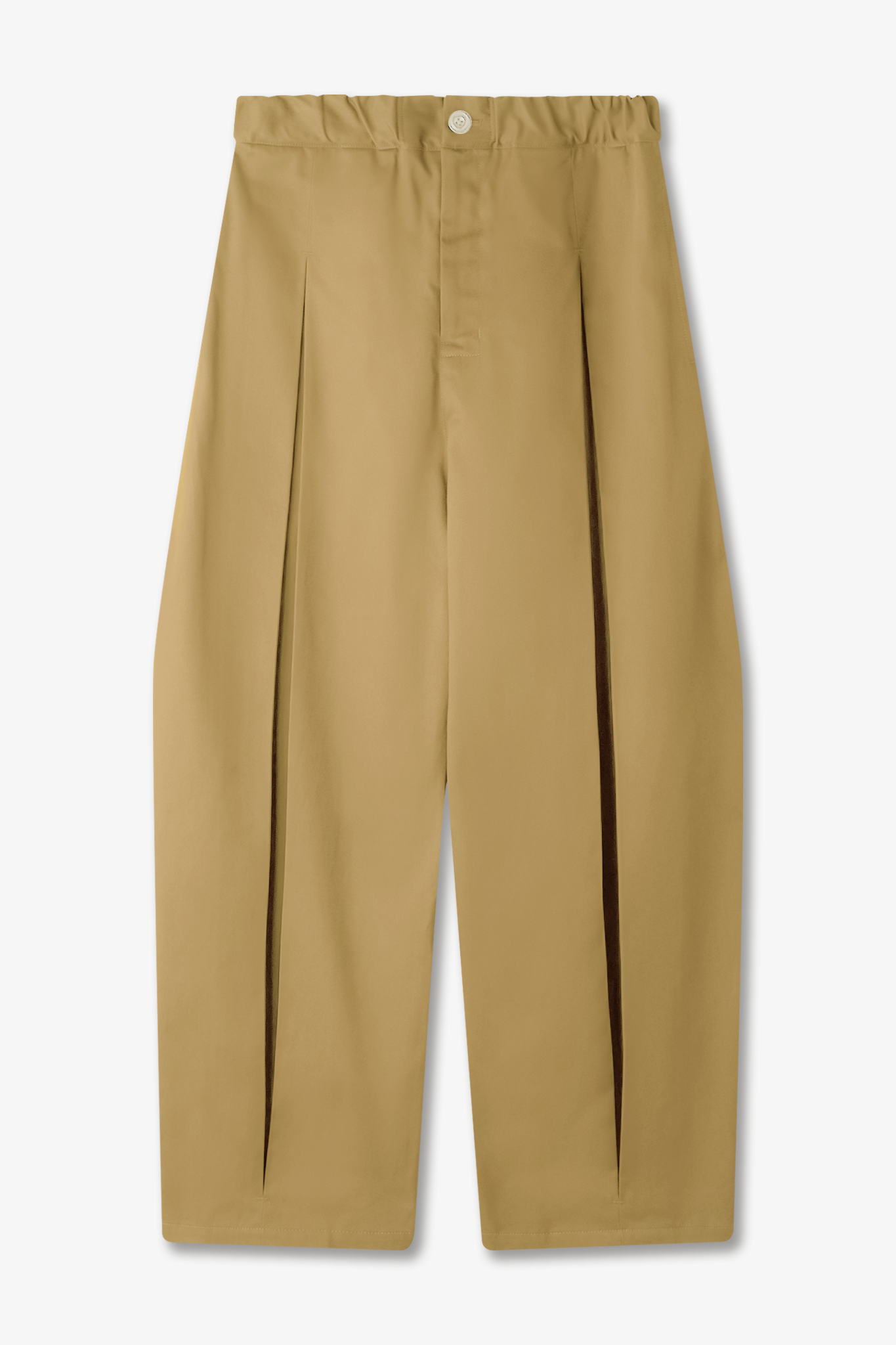 Box Pleat Trouser - Sand