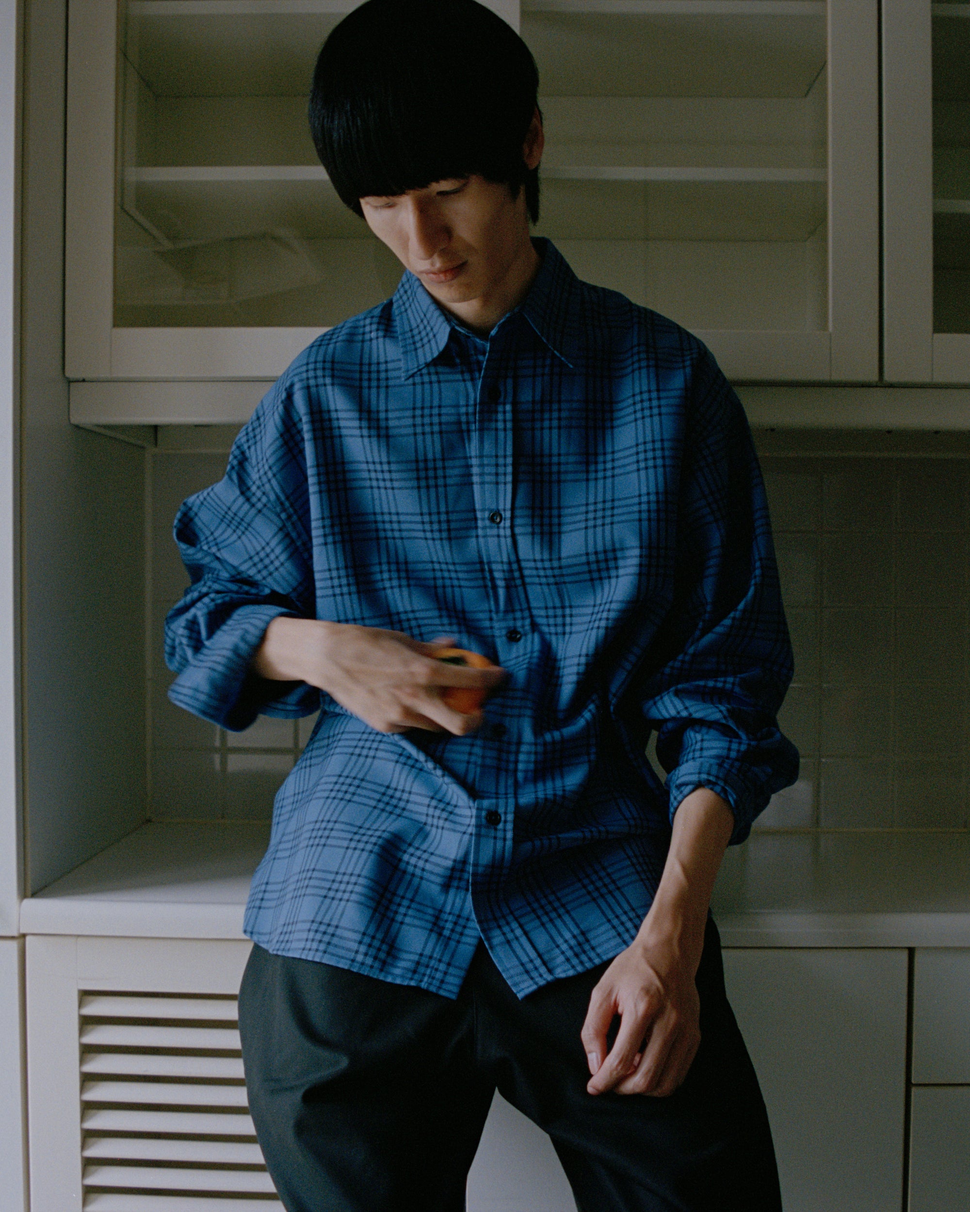 Chisholm Shirt - Royal Blue Check